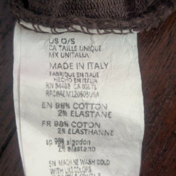 Don't Ask Why Brown Corduroy Lace Up Tank Top One Size Fits Most - Picture 8 of 8